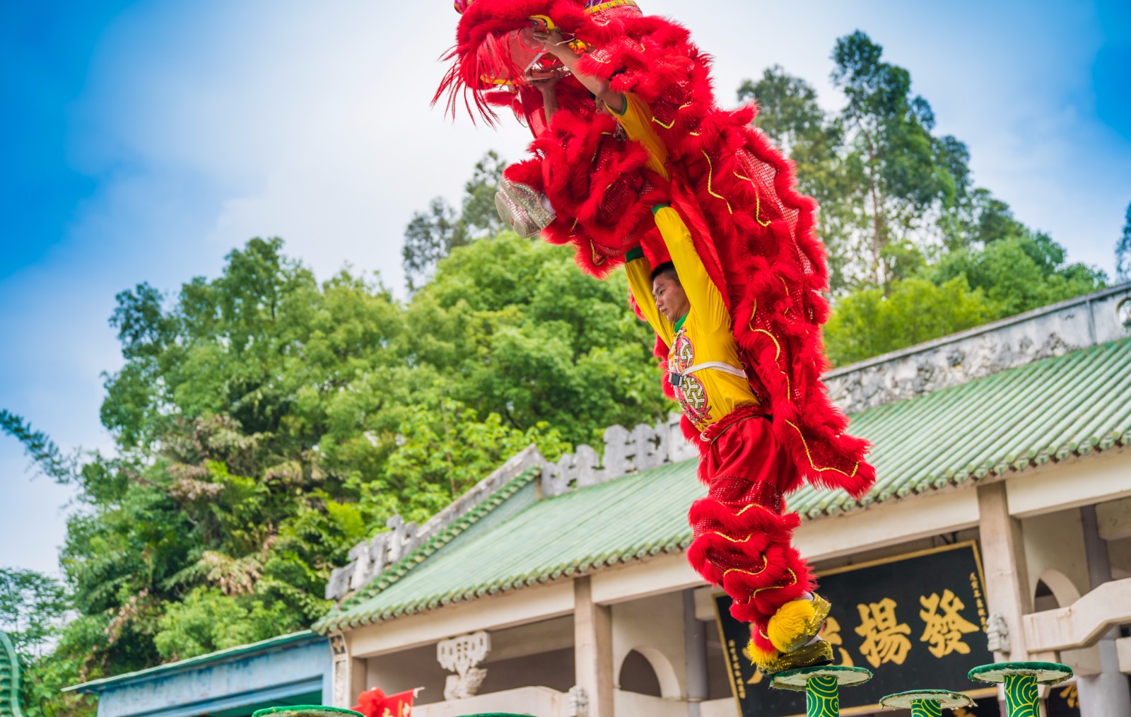 佛山南海黄飞鸿狮艺武术馆,狮艺在这里传承