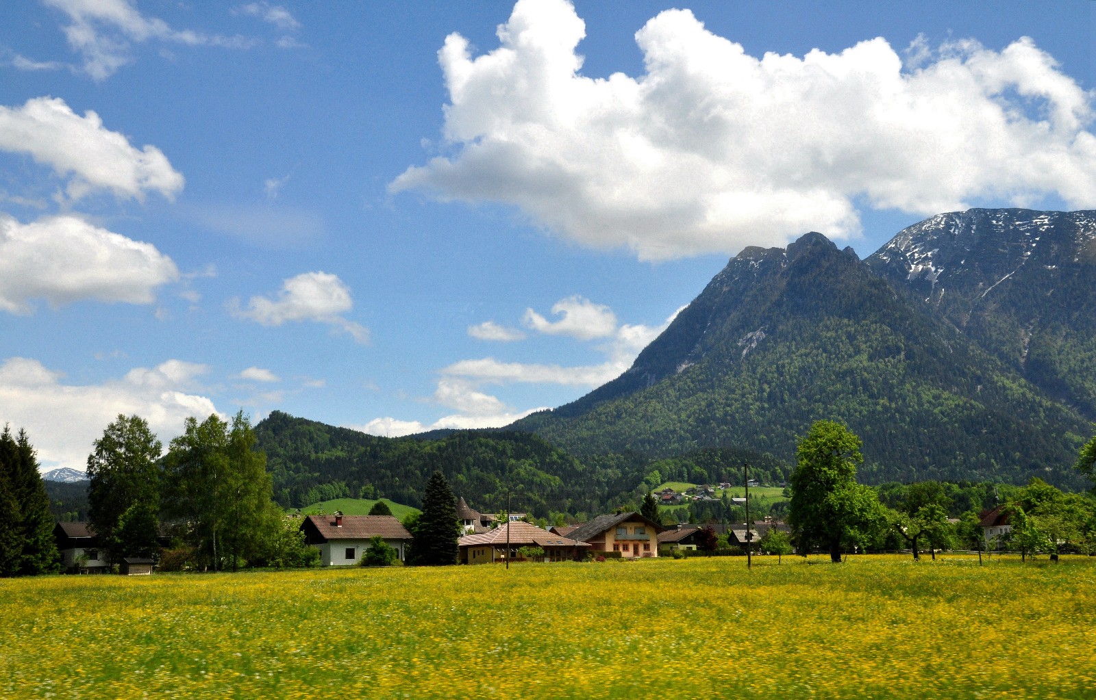 美丽的奥地利田园风光原创摄影