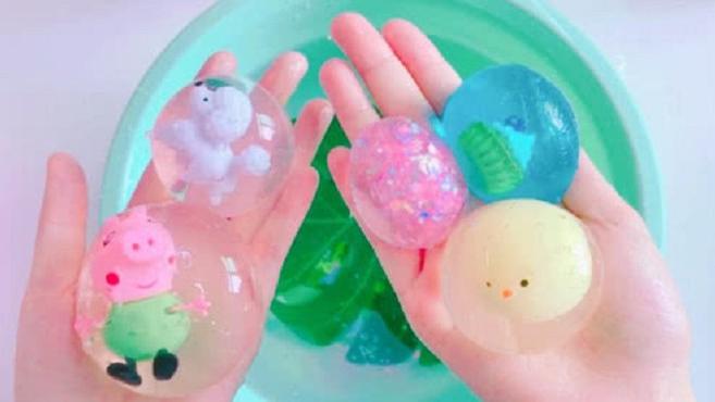 自制神奇精灵球史莱姆,创意水软软,无硼砂的水