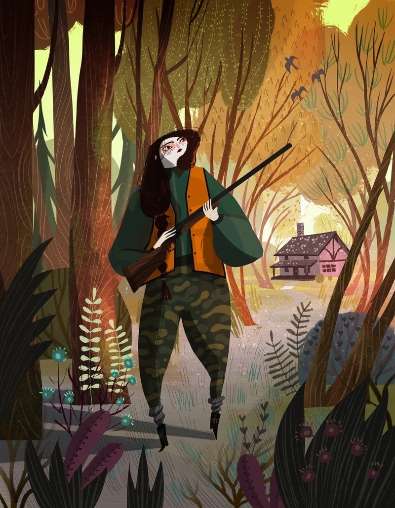 ▼一位梦想成为插画师的得克萨斯州女孩——chloe bristolchloe 每