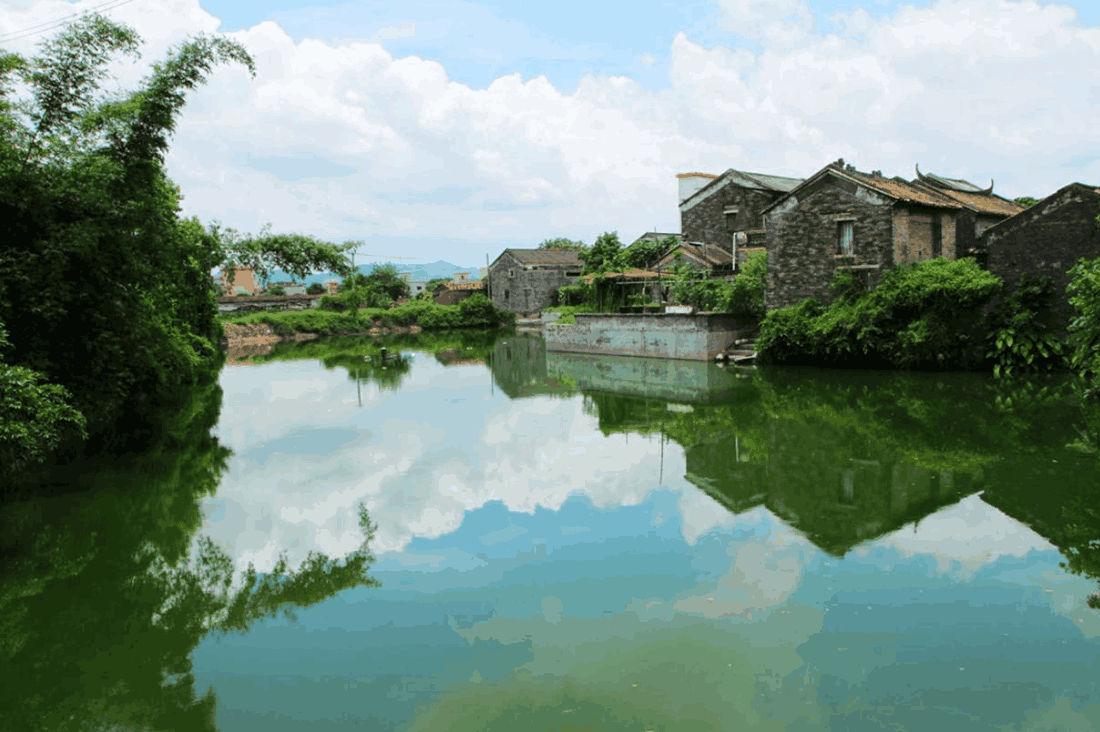 广东鹤山市的这处水乡,当地人出门都要划船,是中国式威尼斯水城