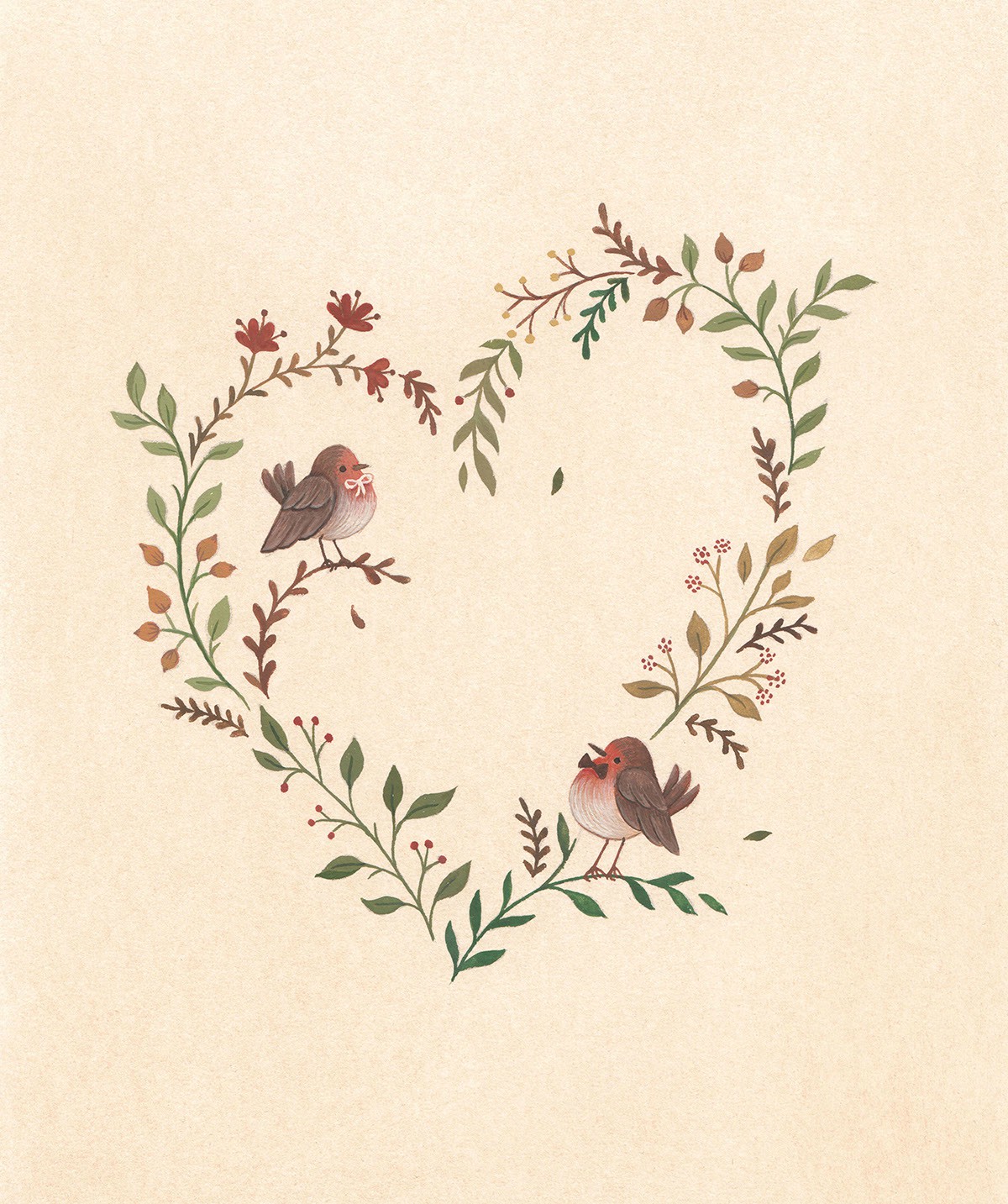 森系插画 by nina stajner