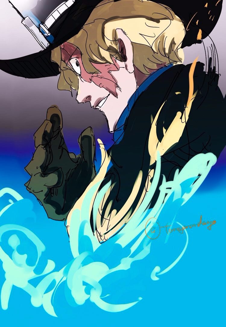 金发角色太帅了啊.【いまむー@tomoyanandayo】