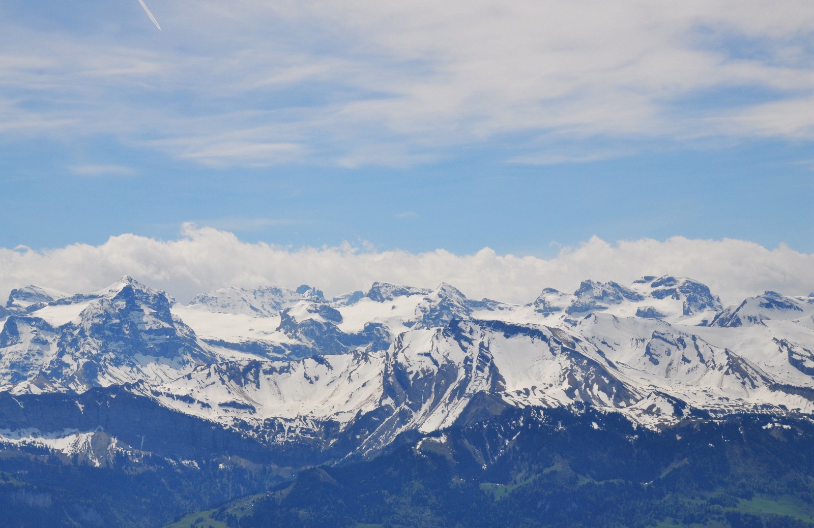 瑞士自助游必去的景点瑞吉山,美丽的瑞士风光【原创摄影】