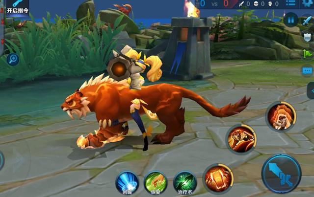 王者荣耀 七款孙尚香骑老虎的造型对比 你们觉得裴擒虎幸福么