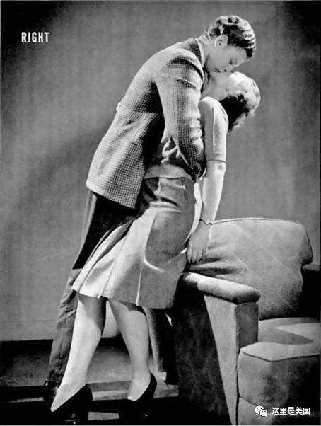 70年前的美国接吻教程,真人出镜,好莱坞演员都