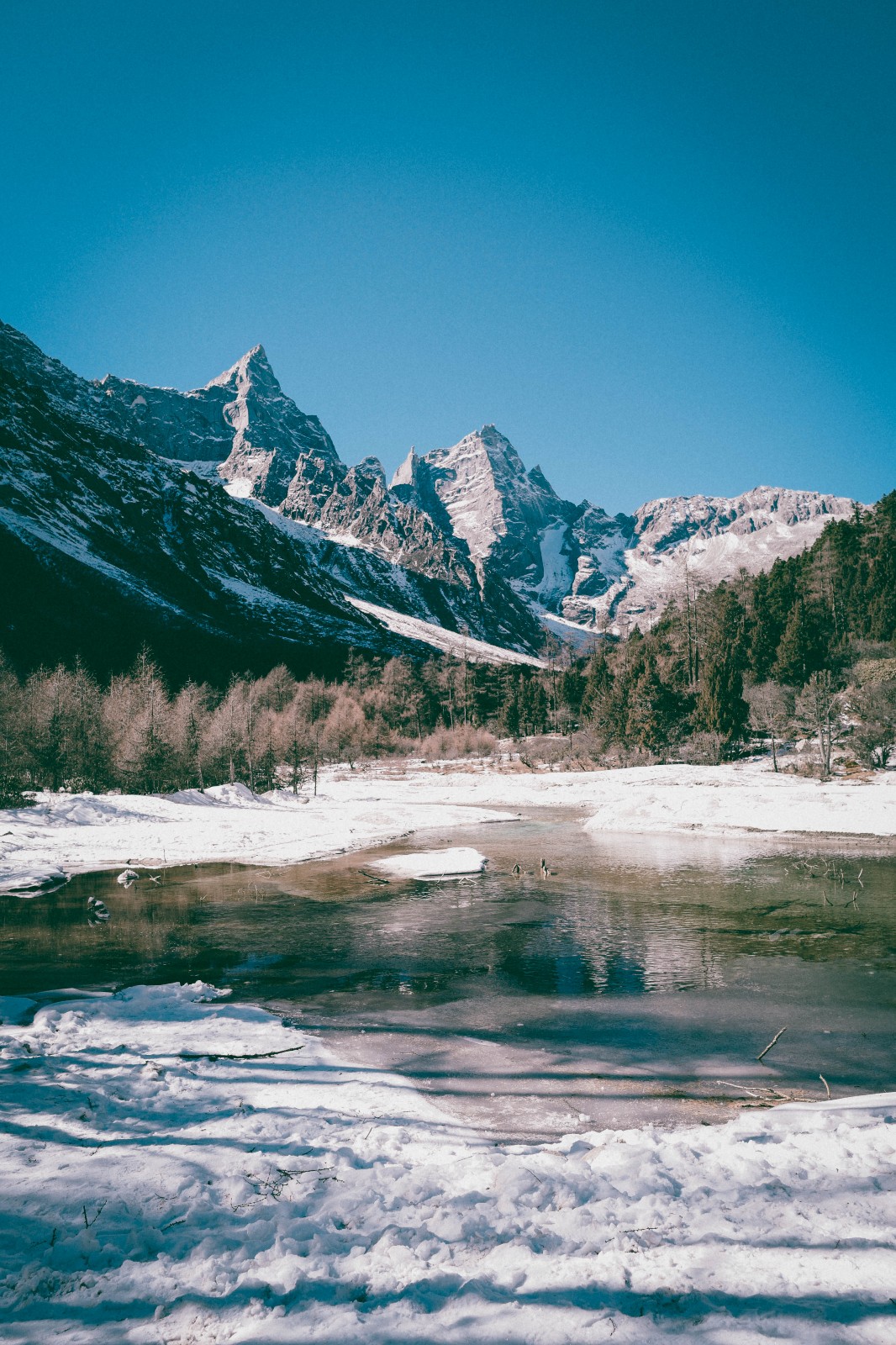 从成都出发两小时看雪山湖泊!毕棚沟了解一下