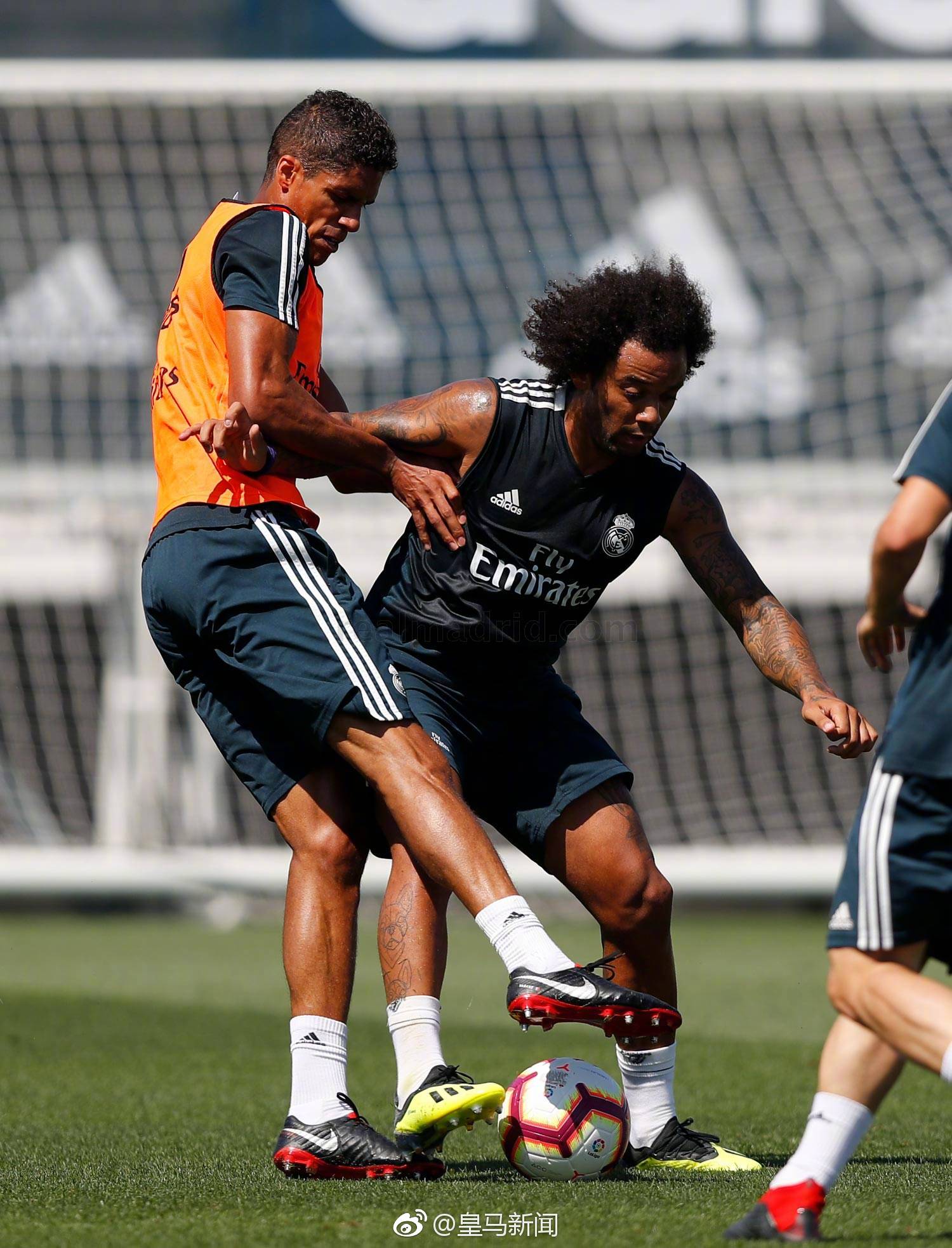 皇马全队完成了新的备战训练