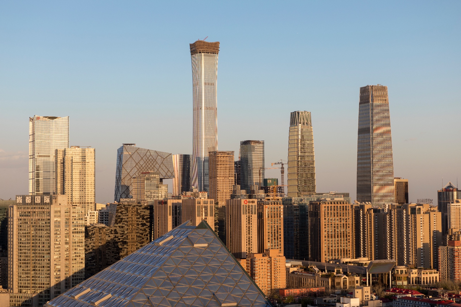 中国北京金融中心美景