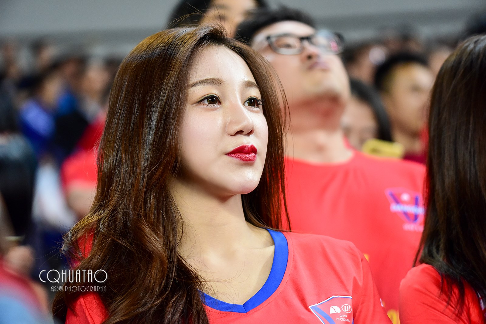 重庆斯威足球队的美女球迷专辑