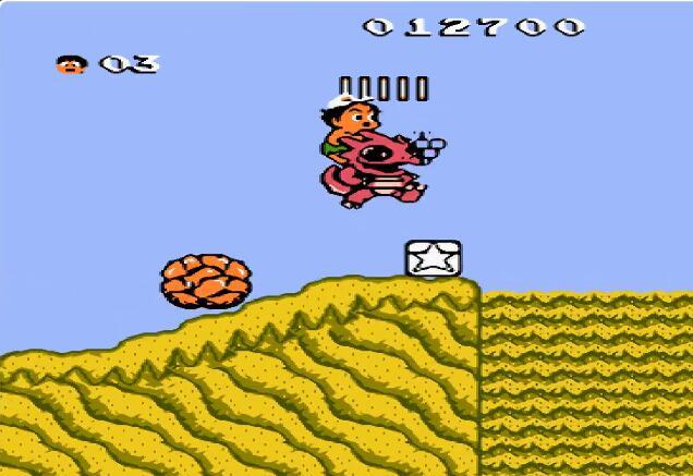 经典红白机游戏《冒险岛3》全坐骑赏析,皮皮龙