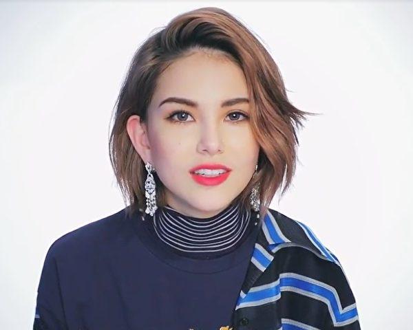 昆凌短发造型诠释纽约流行风向