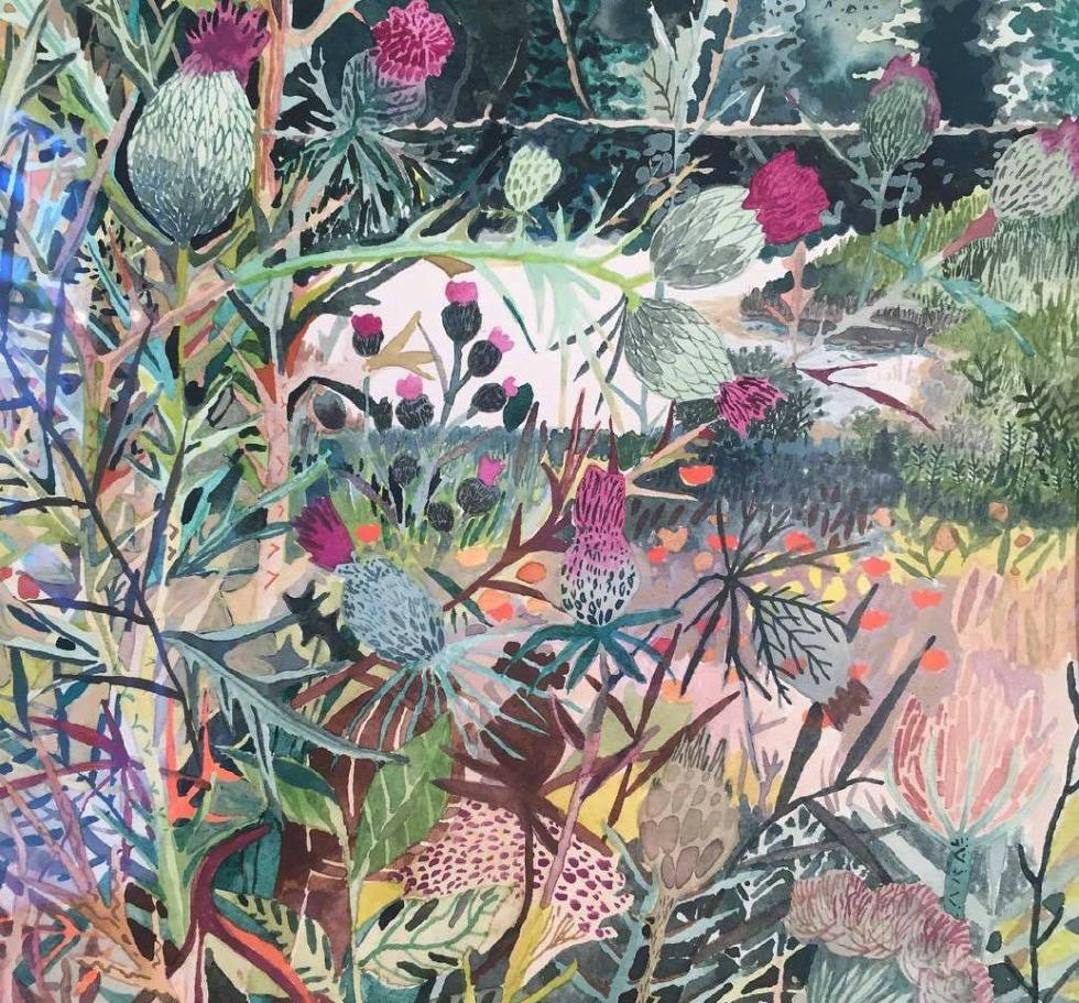 装饰绘画来自美国画家michellemorin绘画作品