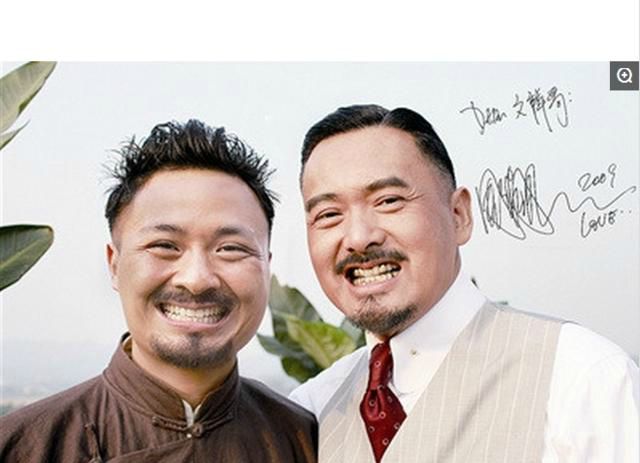 明星与替身合影,赵丽颖相似30%,谢霆锋相似50%