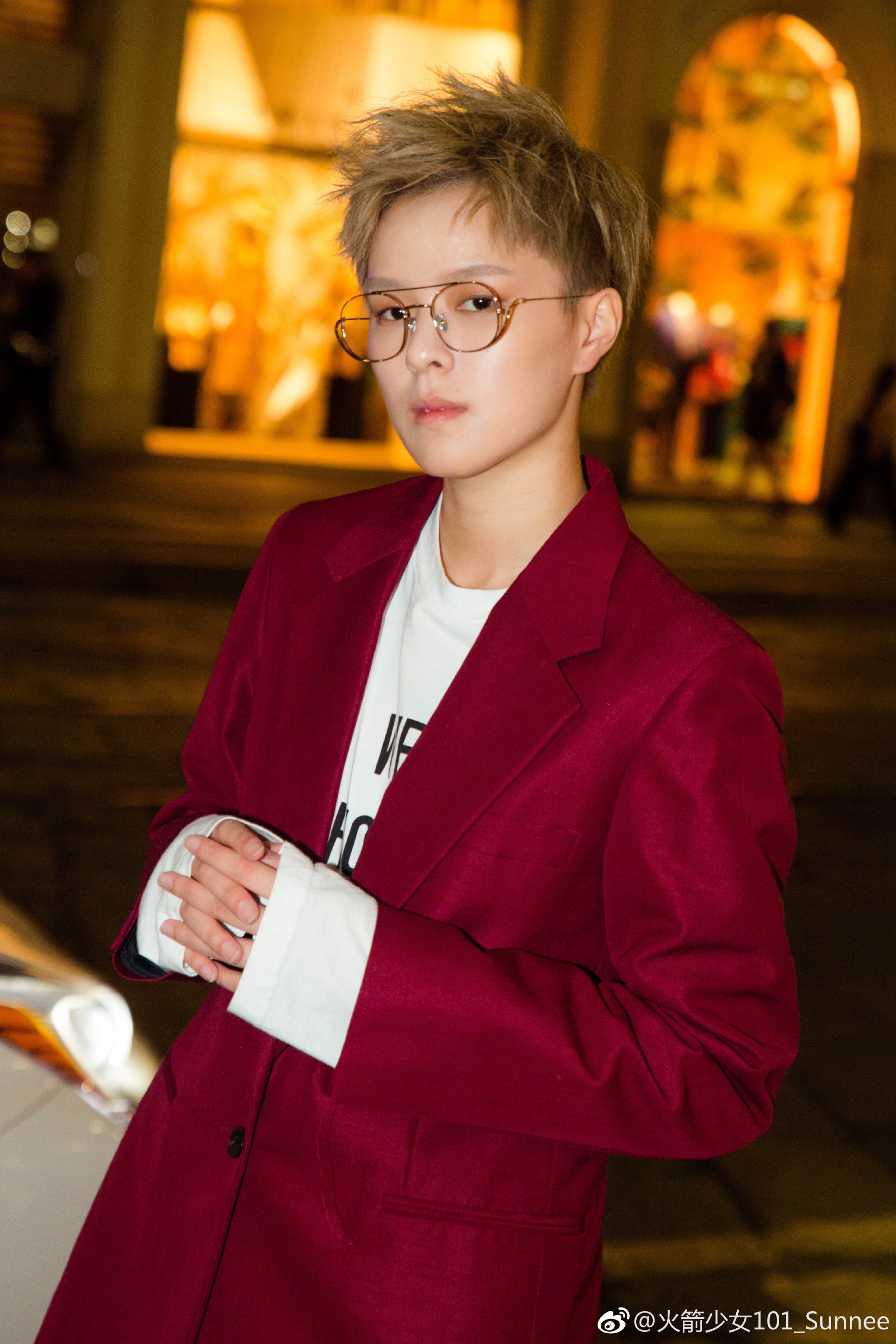 帅气又可爱的美nee@火箭少女101_sunnee 生日快乐