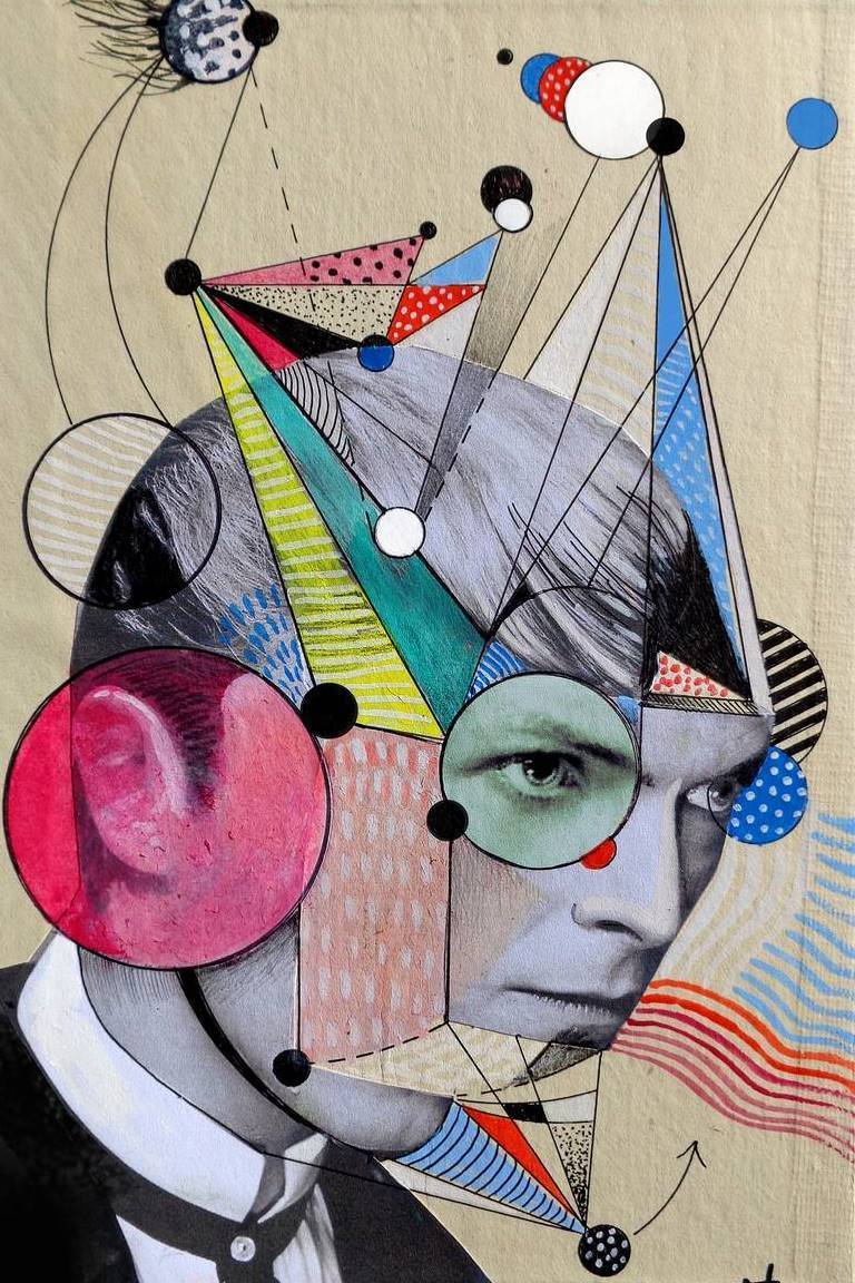 "影人与他们的作品"拼接画艺术欣赏by loui jover.