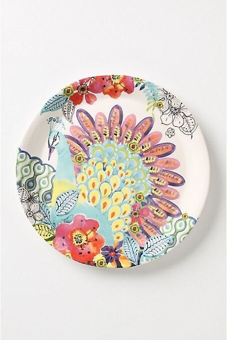 彩绘陶瓷盘