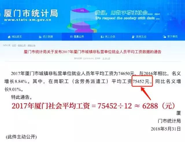 速速围观! 厦门的社平工资又双叒叕涨了, 这笔