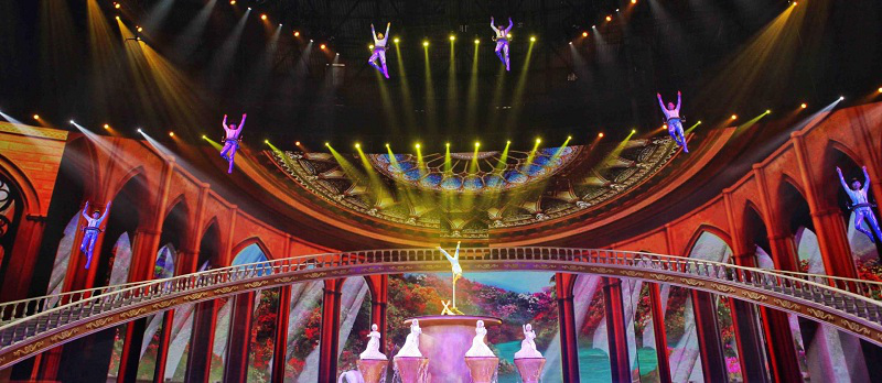 华夏文旅会跑的实景演艺之《驼铃传奇》秀