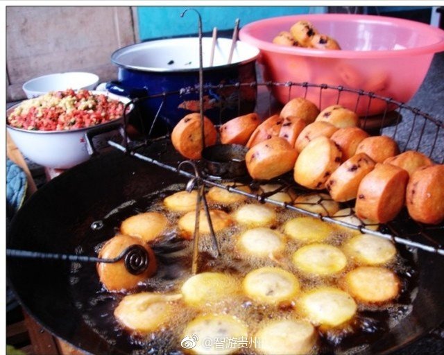 油炸粑,童年的记忆,简单易做,味道好