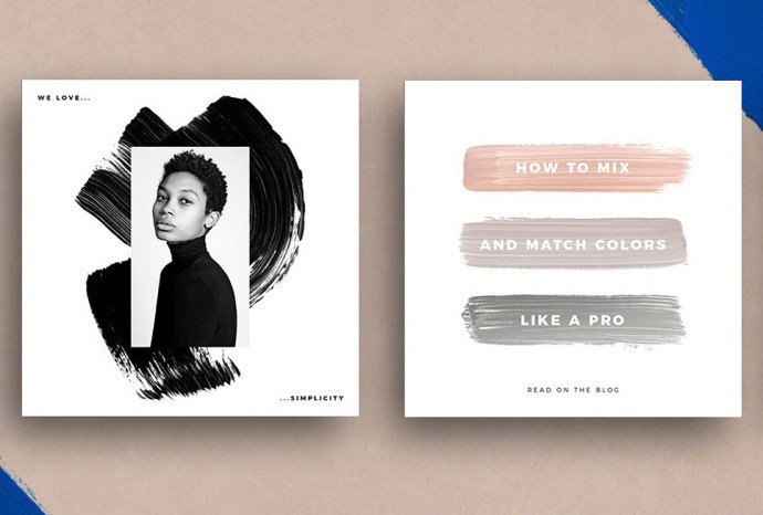 1一组非常有质感的方形banner设计,配色版式都值得借鉴 6767!