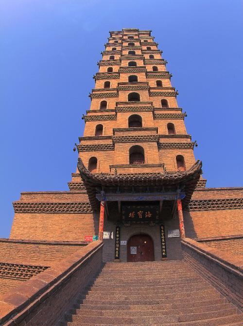 银川海宝塔寺,是宁夏始建年代最古老的佛教建筑!
