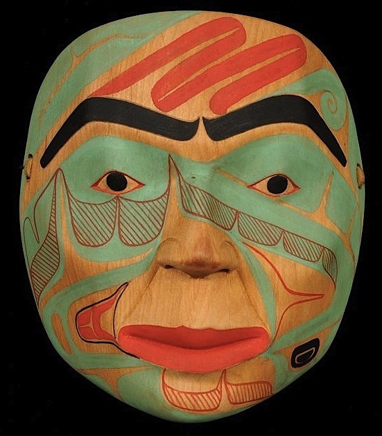 加拿大北阿萨巴斯卡的民族面具