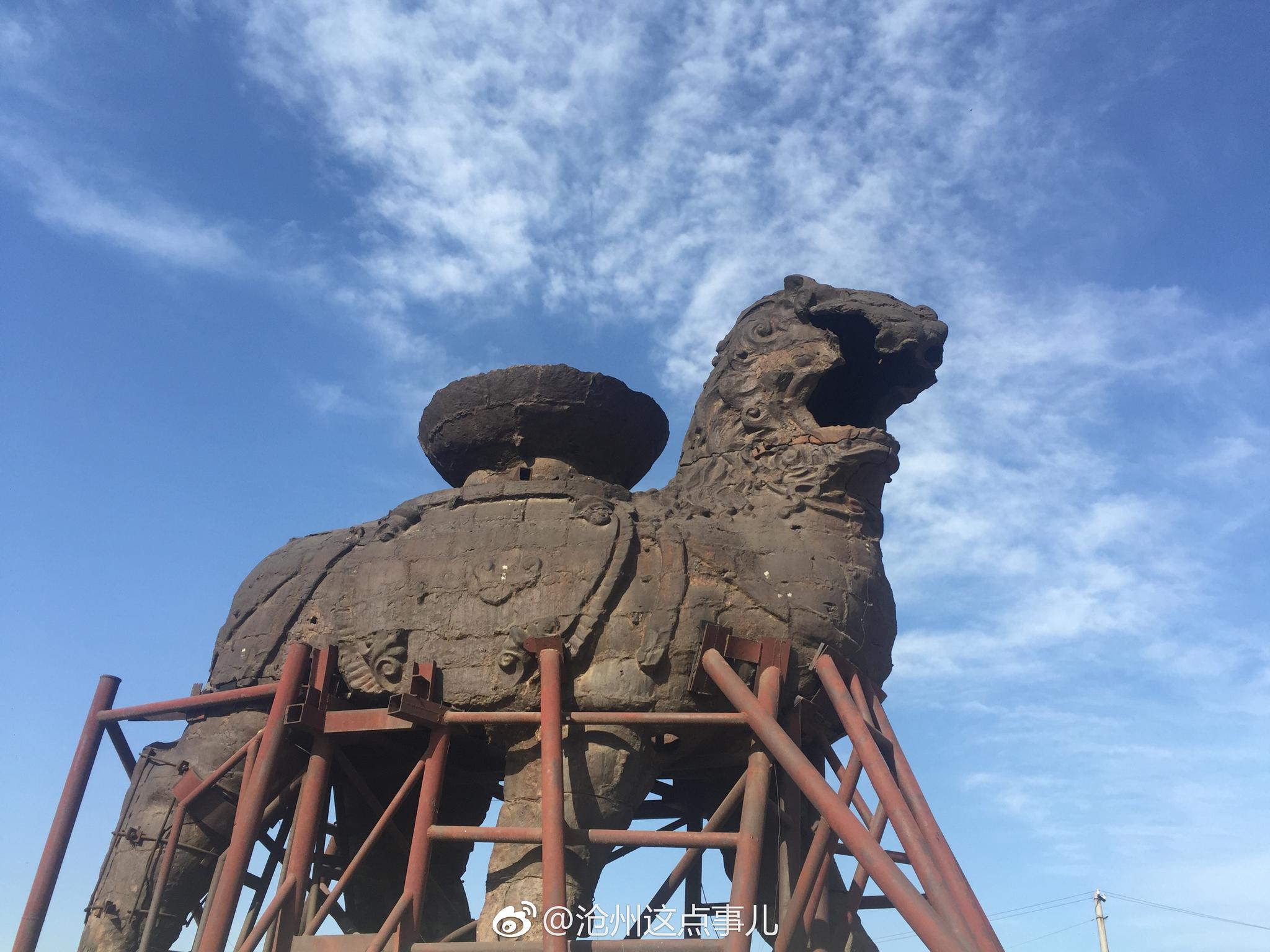 沧县景点排行榜第一的铁狮子,你一定要去看看