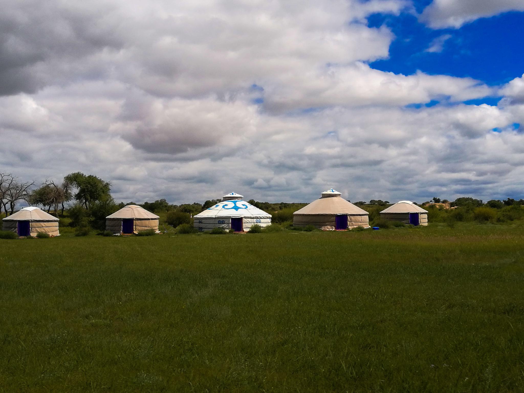 全民摄影原创图集 蒙古包与大草原 摄于上都蓝旗蒙青部落营地