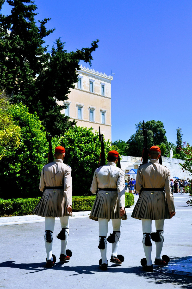 广场的卫兵,雅典