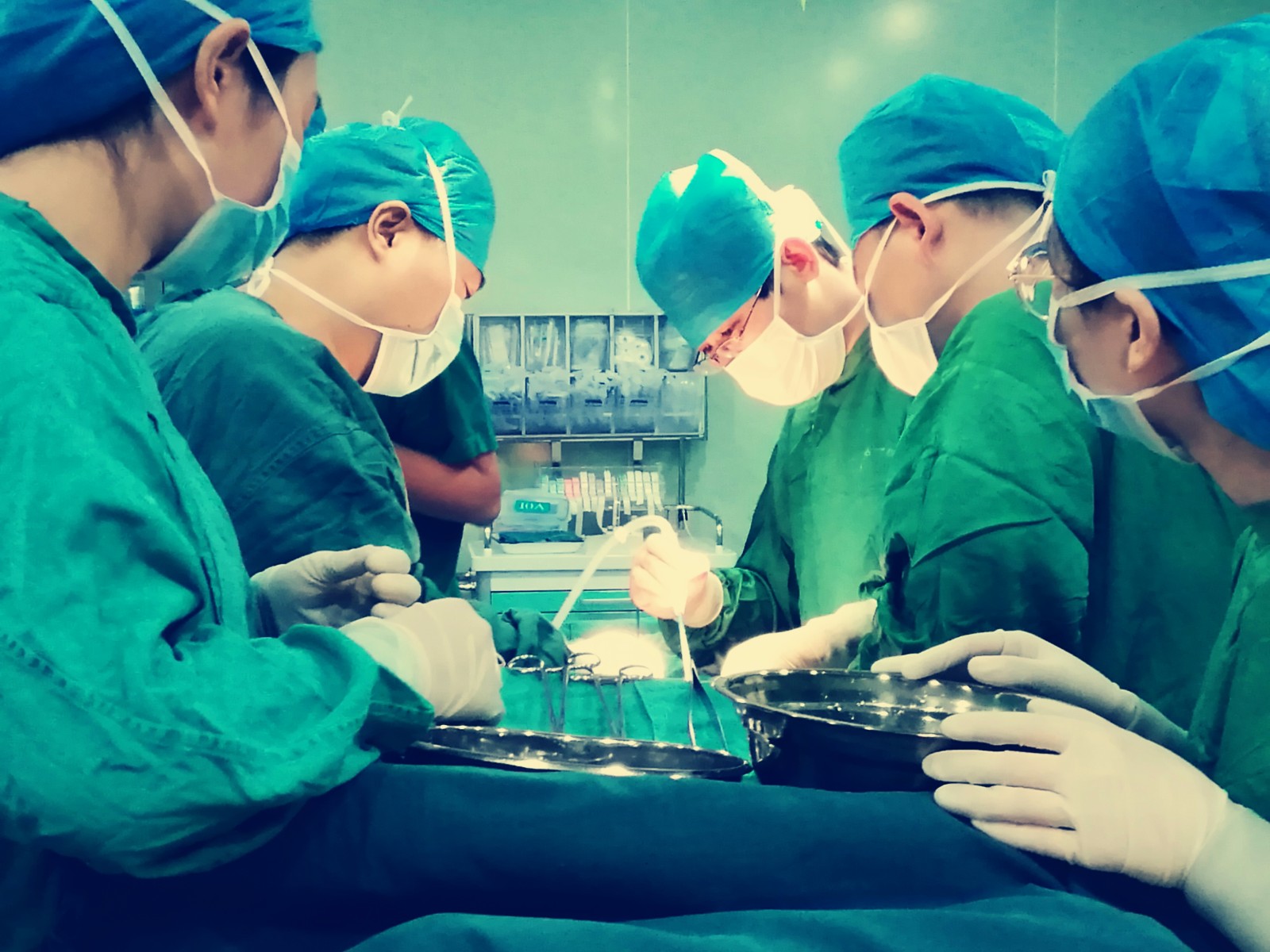 手术室里的白衣天使