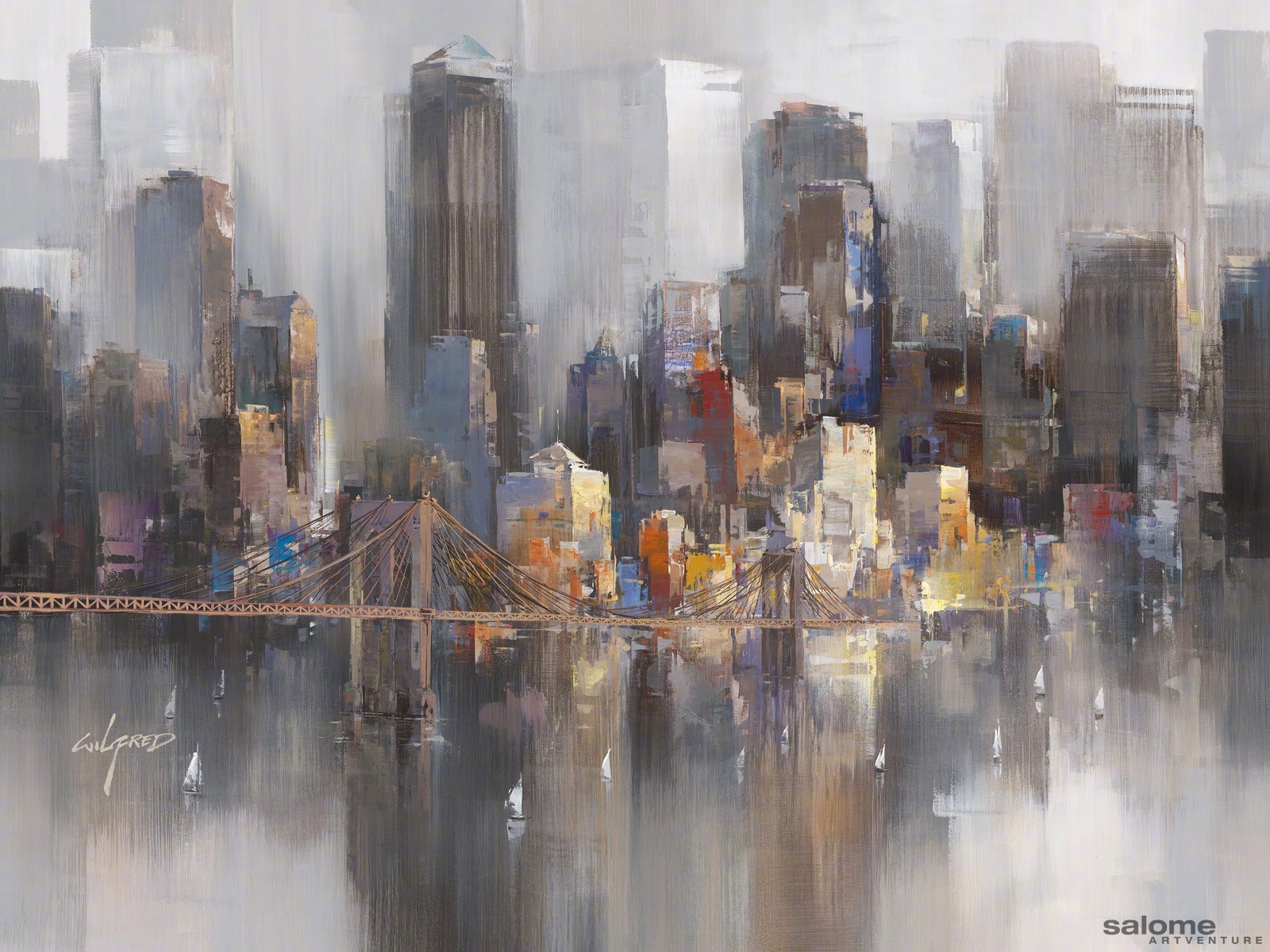 抽象城市插画画家wilfredlang