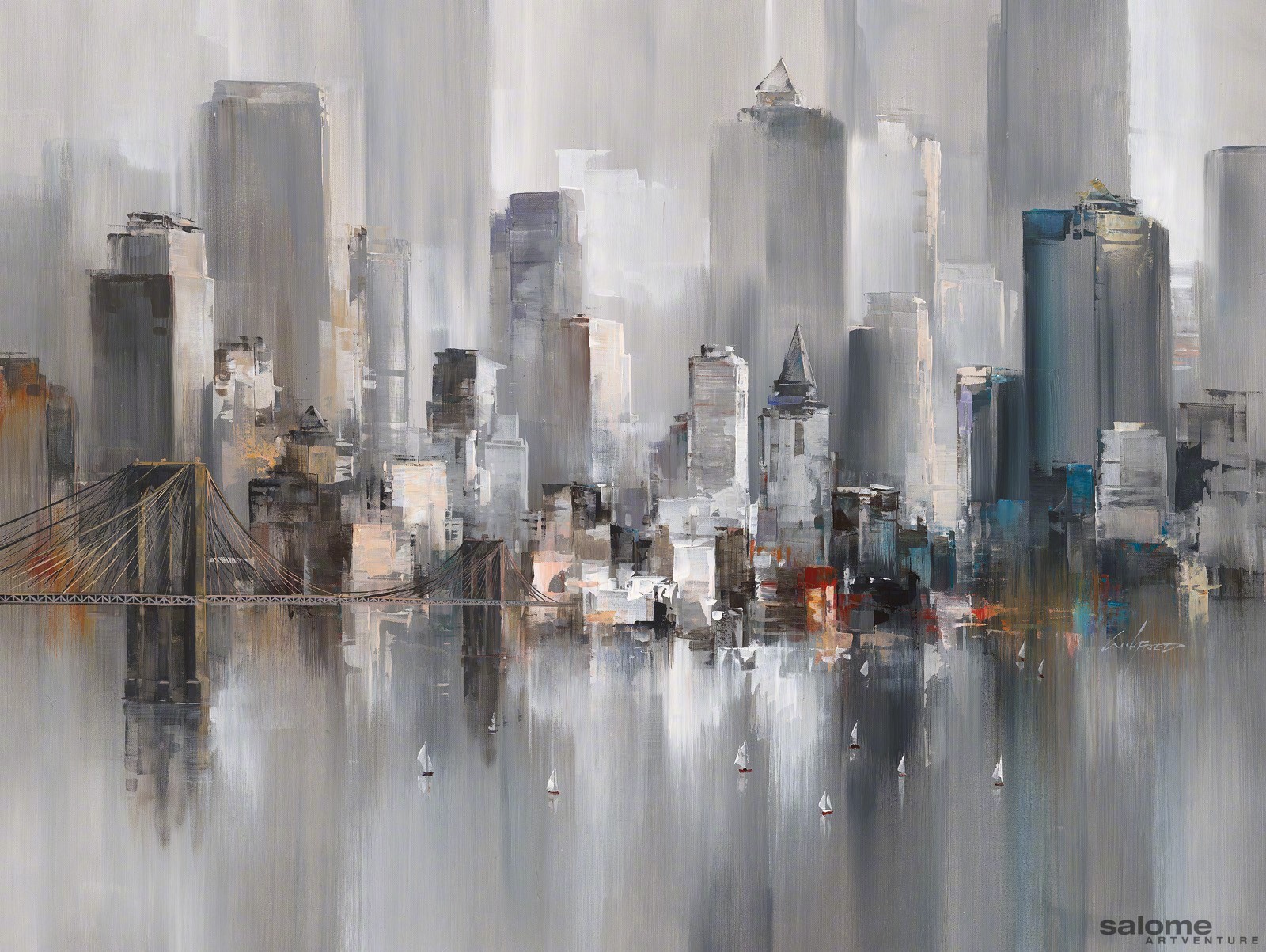 抽象城市插画画家wilfredlang