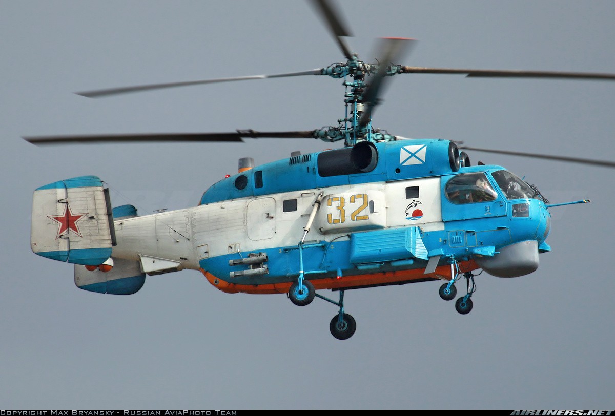 苏联俄罗斯的卡27卡29卡32等绰号蜗牛的舰载直升机