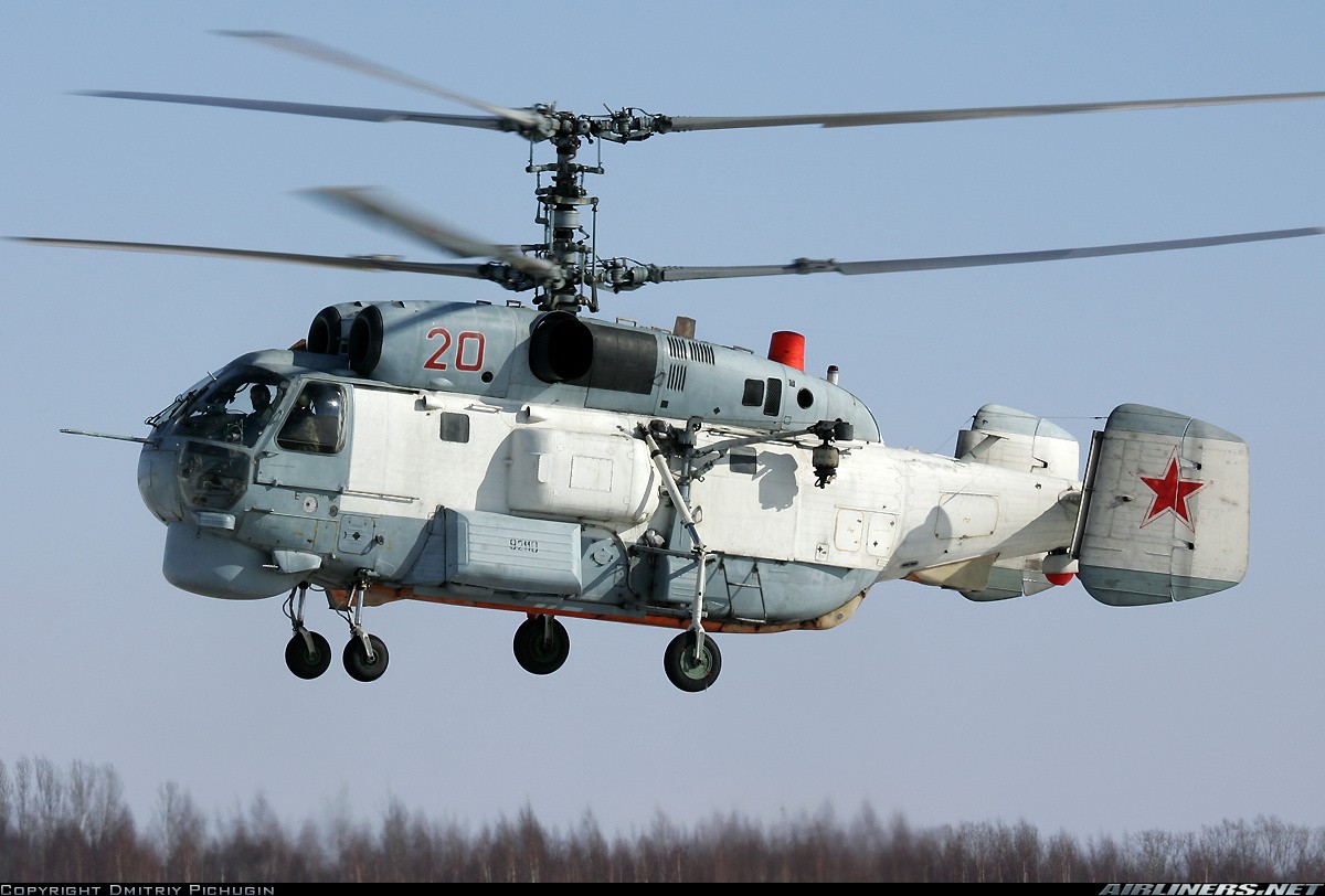 苏联,俄罗斯的卡27,卡-29,卡-32等绰号"蜗牛"的舰载直升机|舰载直升机