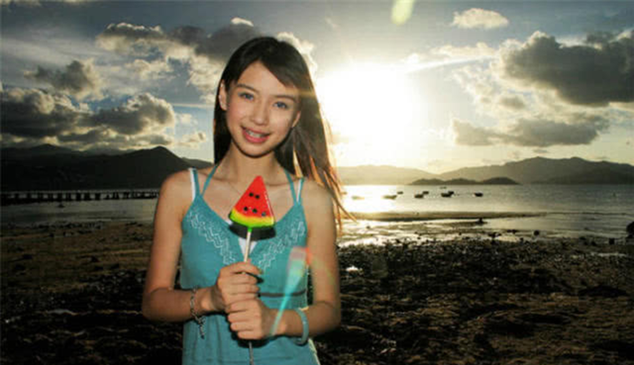angelababy早年广告照曝光,你觉得她变漂亮了吗?