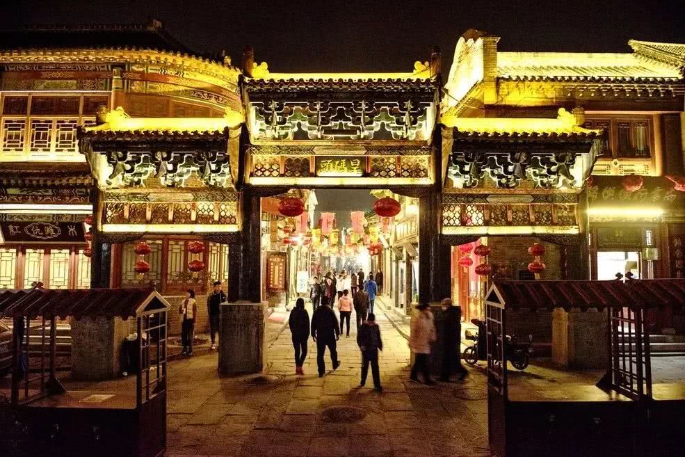 周村古商城夜景 璀璨灯光,震撼人心!