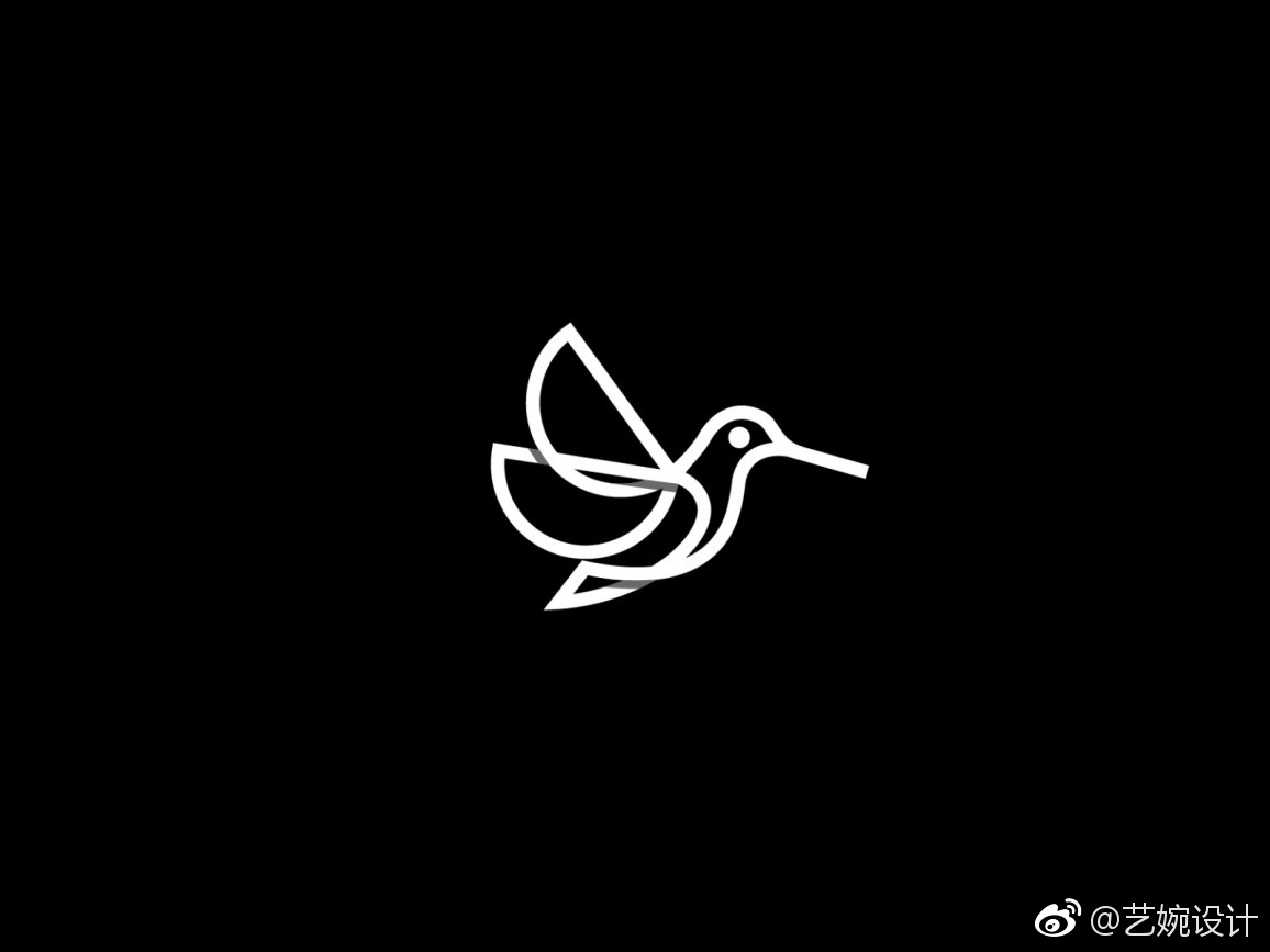 线条风格动物logo设计