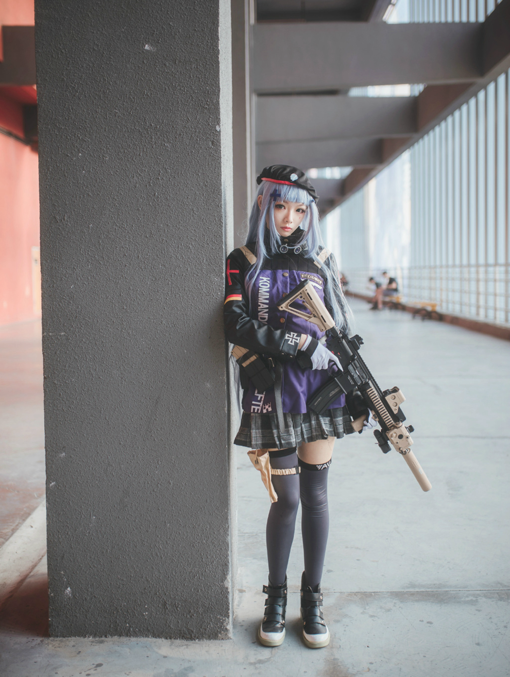 少女前线cos您就是指挥官吗hk416请记住这个名字吧