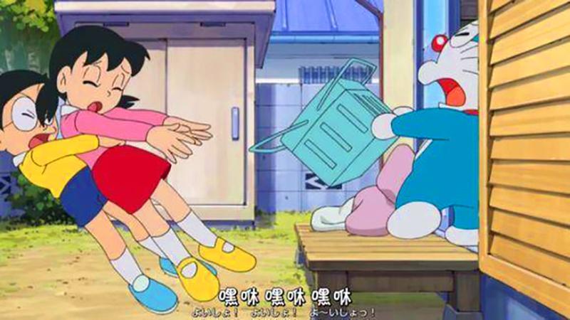 哆啦a梦大雄从来都不傻总能吃到静香豆腐小孩子不要偷偷看