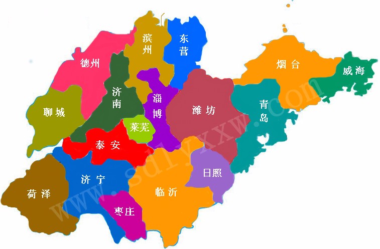 济宁市行政区划图空白图片