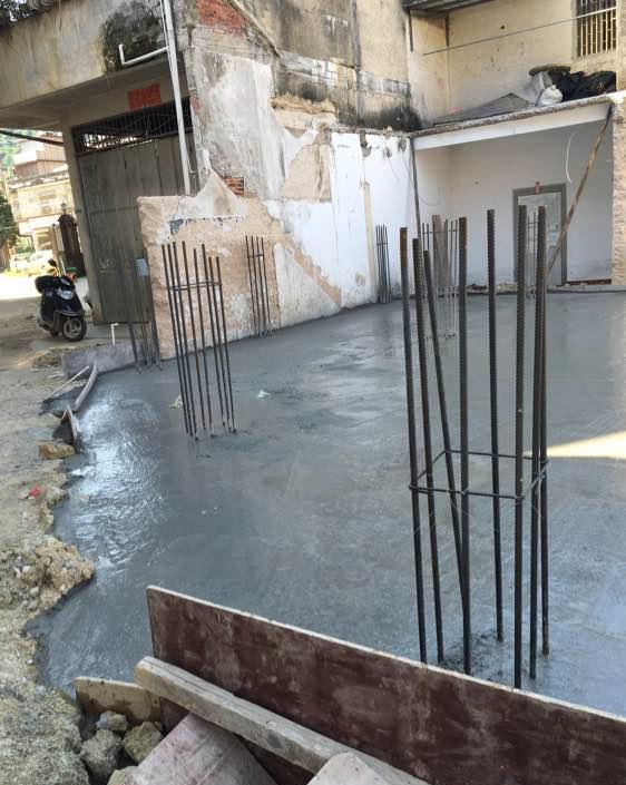 孩子他爸狠下本钱砸13万做满堂红地基, 一层层高5.5米, 看哭邻居