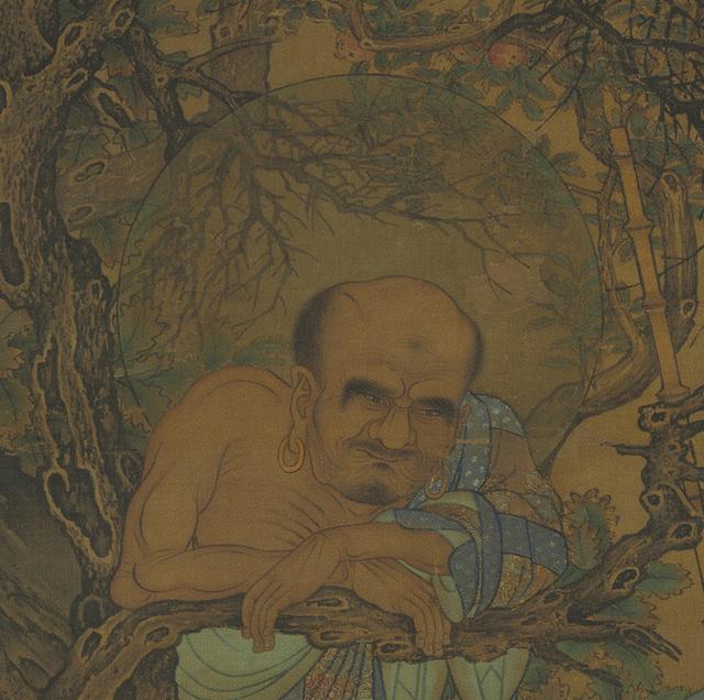 宋,刘松年《画罗汉》欣赏|台北故宫博物院藏