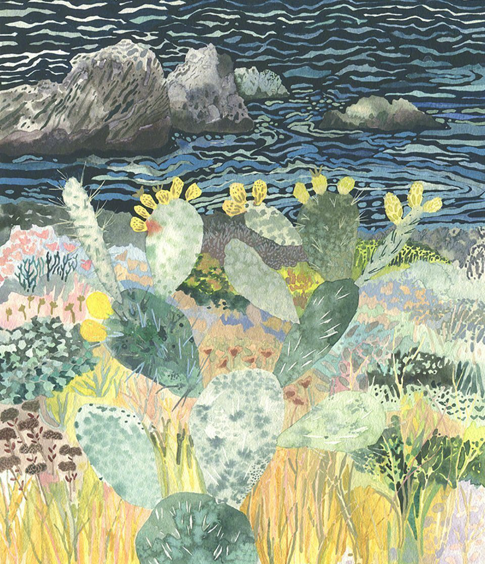 装饰绘画来自美国画家michellemorin绘画作品