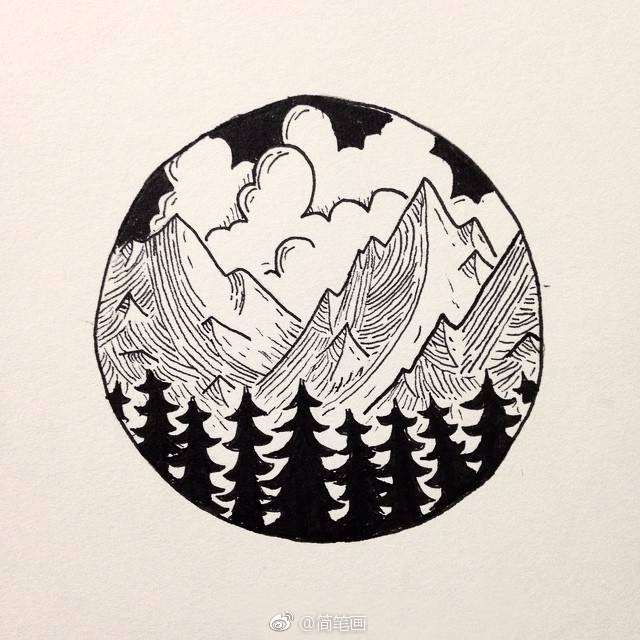 一组微观世界针管笔手绘(by:david powell)