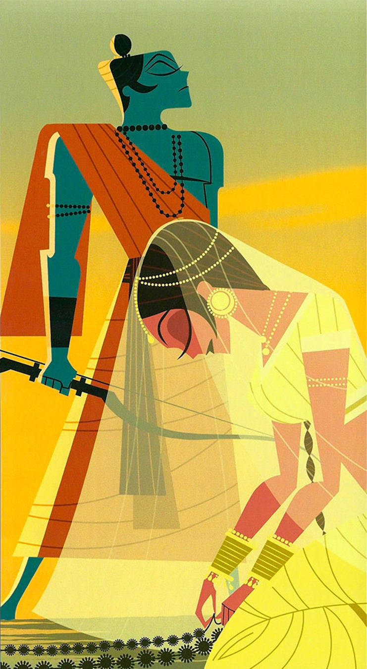 来自英国插画师sanjaypatel绘画作品