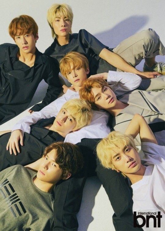 韩国新人男团lucente拍时装杂志照