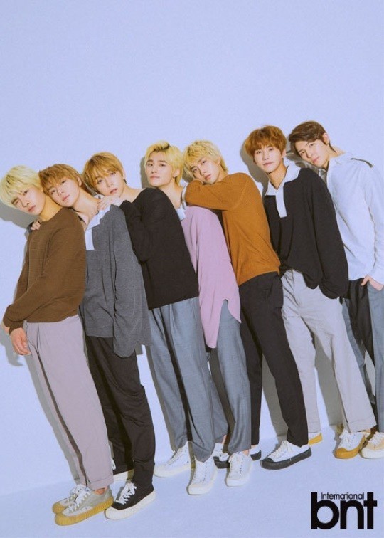 韩国新人男团lucente拍时装杂志照