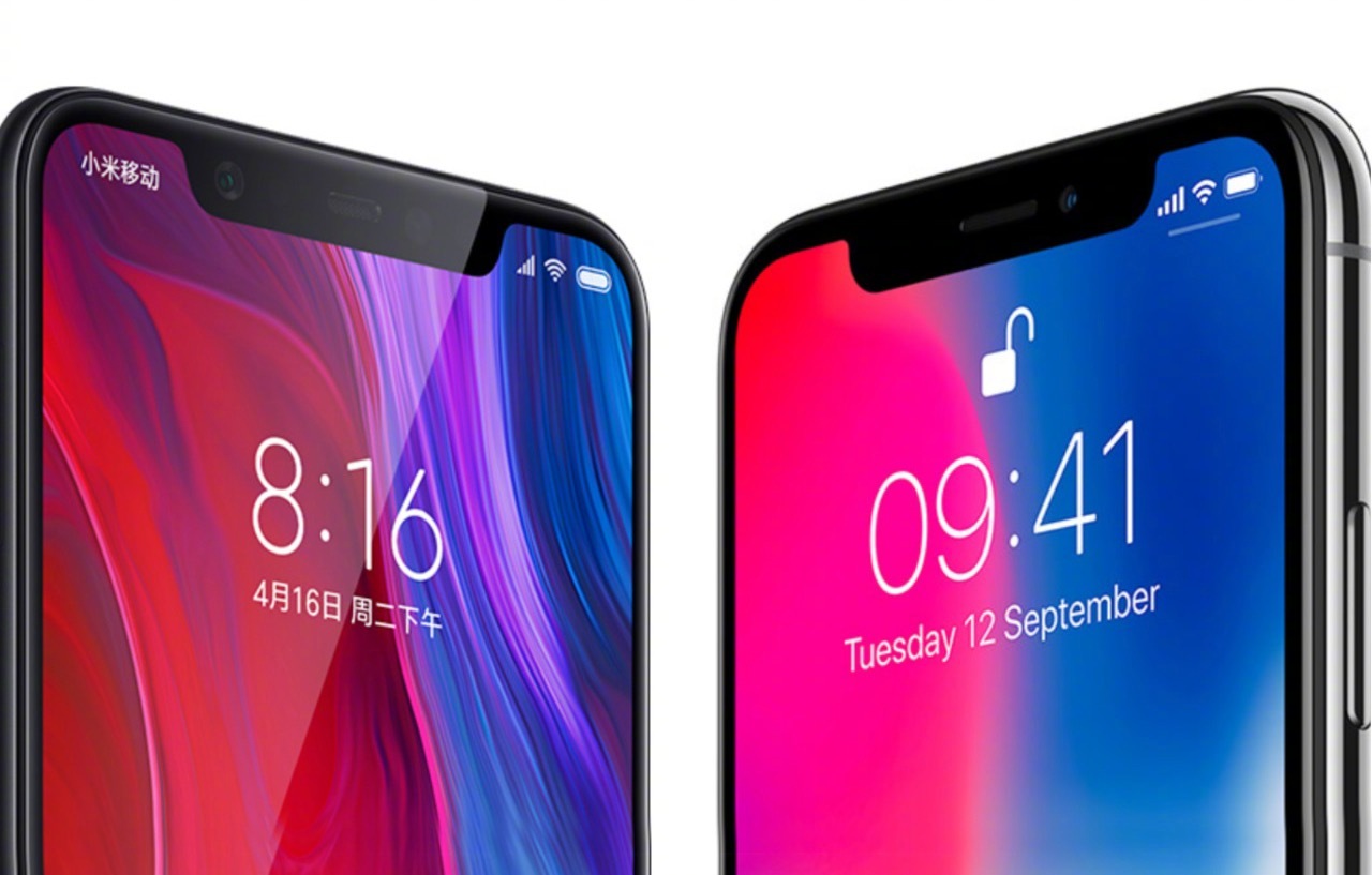 小米8和iphonex你能分得清吗