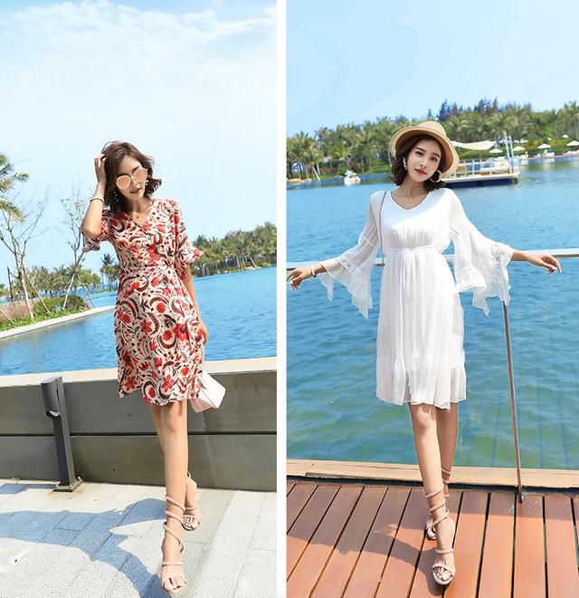 夏日海边不知道穿什么?18款浪漫唯美沙滩裙,让你享受清凉夏日